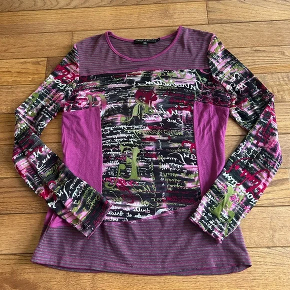 Y2K punk patchwork top - Picture 8 of 10